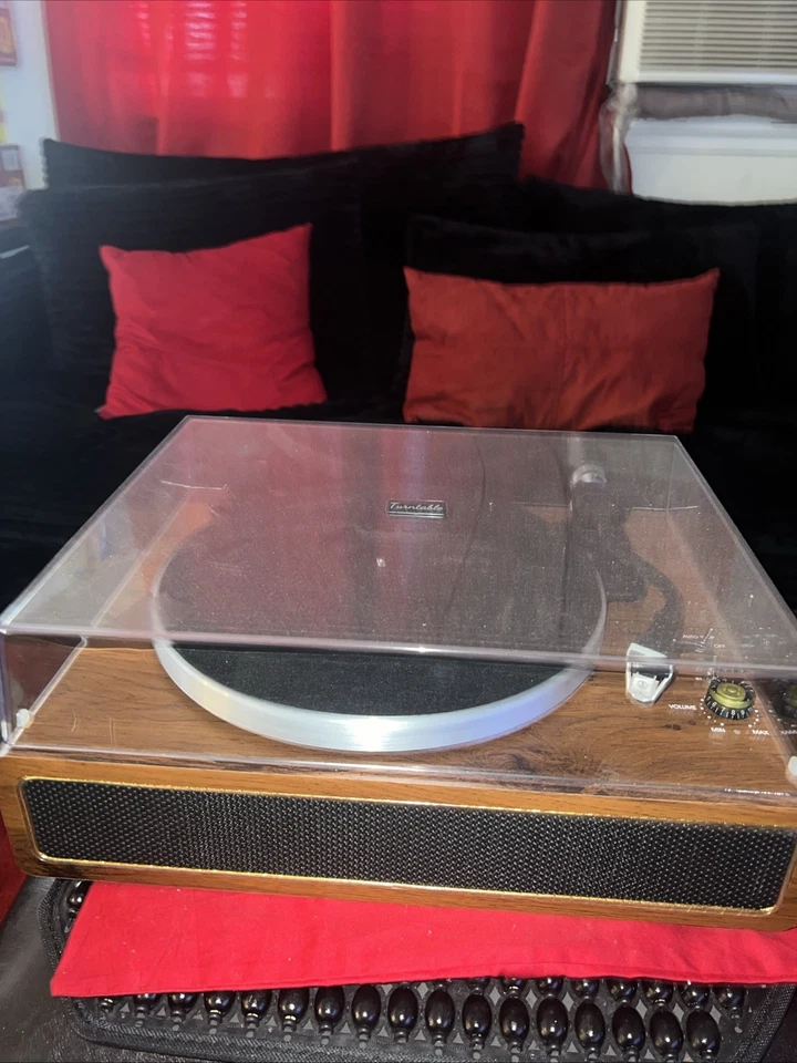 GE Vintage Turntable Record Player Stereo System 11-2017A - Image 1 of 4