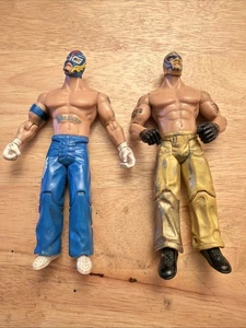 Rey Mysterio 2003 Jakks Pacific Wrestling 7" Actionfigur WWE lose goldene Hose - Bild 1 von 15