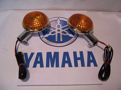 ANILLO ORO YAMAHA VIRAGO XV 700-1100 INTERMITENTE CROMADO Foto 1 de 3