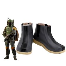 Halloween Cos Star Wars Boba Fett Cosplay Shoes Custom Made Boots Leather Shoes