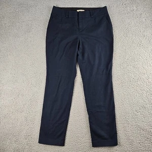Pantalones chinos de trabajo Banana Republic para mujer 10R negros ajuste Jackson cónicos frente plano - Imagen 1 de 13