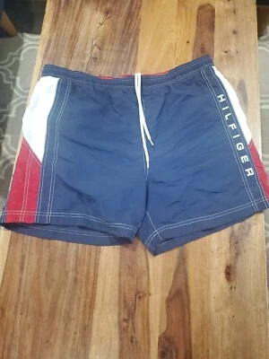 Vintage Tommy Hilfiger Swim Trunks Men's L 36" Waist Y2K 🇺🇸 - Image 1 of 4