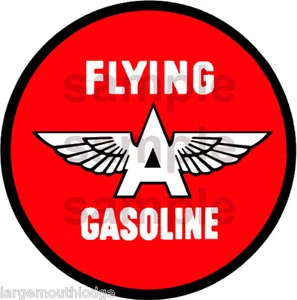 3 INCH FLYING A GASOLINE DECAL STICKER - Picture 1 of 1