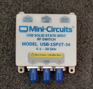 Mini Circuitos USB-1SP2T-34 RF Switch 0.1 - 30 GHz - Imagen 1 de 2
