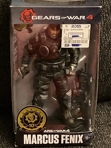 McFarlane Toys Gears of War 4 Marcus Fenix 7" Action Figure.  rare new in box Cover