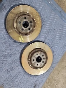 GM OE Brembo Front 2 Piece Rotors Pair 2016+ Cadillac ATS-V Chevy Camaro SS 1LE - Picture 1 of 10