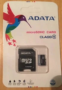 ADATA 64GB Micro SDHC Card Class 10 with Adapter - Picture 1 of 4