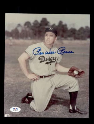 Pee Wee Reese PSA DNA Signed  8x10 Photo Autograph Dodgers - Image 1 of 3