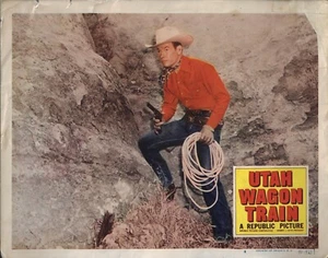 Utah Wagon Train, 1951, Rex Allen, Original Lobby Card 11x14 - Picture 1 of 1