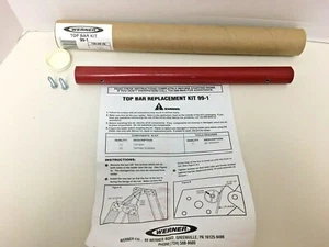 Werner Ladder Top Bar Kit 99-1 Used on PT370 Models  Red Top A-Frame Ladder Bar - Picture 1 of 6