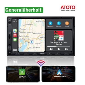 ATOTO HD 7" 1024*600 IPS Autoradio GPS Wireless CarPlay&Android Auto Bluetooth - Bild 1 von 11
