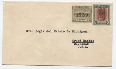 Guatemala 1939 portada a Michigan sin matasellos [SR.111] Foto 1 de 3