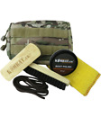 Kombat UK Deluxe Molle Boot Care Kit (Black Polish & Laces) Cadet Military Army