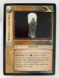 LOTR TCG - Windows in a Stone Wall 4R107 - The Two Towers - Picture 1 of 1