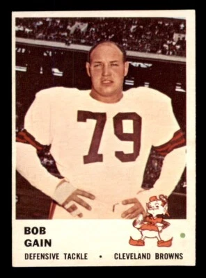 1961 Fleer Football #19 Bob Gain EX/MT *e1 - Image 1 of 2