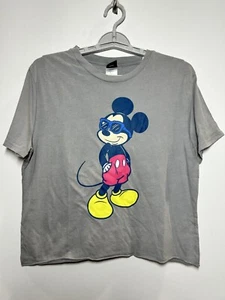 Women's Disney Mickey in Sunglasses Short Sleeve Graphic T-Shirt (Juniors') - L - Picture 1 of 3