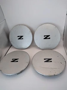 1984-1989 Nissan 300ZX Z31 Alloy Wheel Rim Center Hub Cap 4031721P00 OE SET OF 4 - Picture 1 of 22