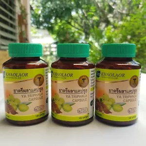 100 Capsule Triphala Antioxidant Increase Immunity Herbal Detox Colon Cleansing - Picture 1 of 54