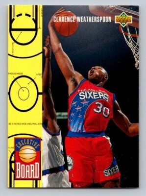 1993-94 Upper Deck Clarence Weatherspoon #427 Philadelphia 76ers - Image 1 of 2
