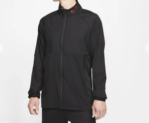 Nike Hombre Swoosh Fútbol Manga Larga Sport Chaqueta Negro Rojo Todos Tamaño - Imagen 1 de 2