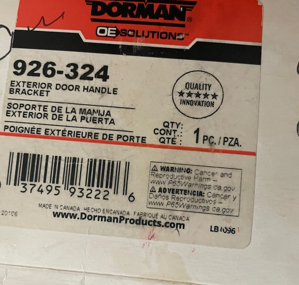 Manijas de puerta Pontiac G6 2005-2007 Foto 1 de 1