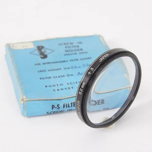 SOLIGOR 52mm +3 CLOSE-UP GLASS FILTER IN ITS BOX #AB330 - Picture 1 of 2
