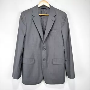 Prada Milano Blazer Sport Coat Men 42R (52 EUR) Gray 2 Button Wool Made in Italy - Picture 1 of 11