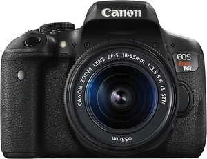 Canon EOS Rebel T6i 24.2MP Digital SLR Camera + 18-55mm Lens - Picture 1 of 9