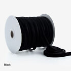 Single Side Flocking Velvet Ribbon 12 Colors - 1cm x 45M Roll - Gift DIY Crafts