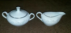 Vintage/ St. Regis Fine China Japan 101 Milchkännchen mit Zuckerdose & Deckel - Bild 1 von 7