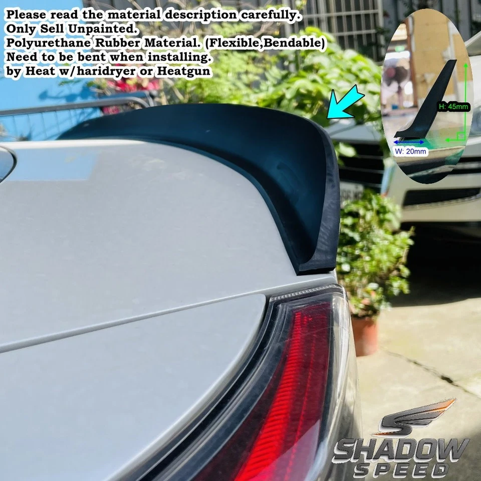 SpX 240S Rear Duckbill Trunk Spoiler Wing Fits 2015~20 Lexus RC350 RC300h Coupe - Изображение 1 из 4