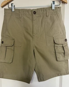 Boys Sz 16 Lands End Cargo Shorts,Tan - Picture 1 of 7