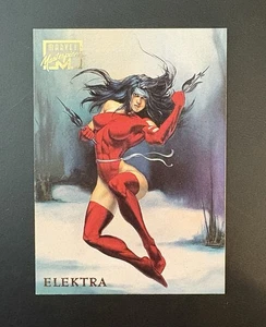 1996 Fleer /SkyBox Marvel Masterpieces Elektra #14 - Picture 1 of 2