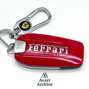 Ferrari Key Fob with Keychain 488 F8 Tributo Portofino GTC4Lusso SF90 Roma - Picture 1 of 3