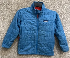 Patagonia Boys Youth XS 5-6 Blue Nano Puff Brick Quilt Puffer Jacket 68001 - Picture 1 of 17