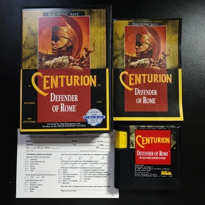 Centurion: Defender of Rome (Sega Genesis, 1991) COMPLETE CIB REG CARD TESTED!! - Image 1 of 4