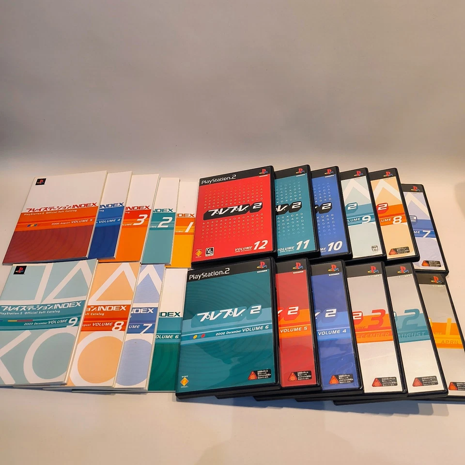 PS2 DemoDisc PurePure PlayPlay2 Vol.1-12 + PS INDEX Vol.1-9 Complete Bundle Lot - Image 1 of 4