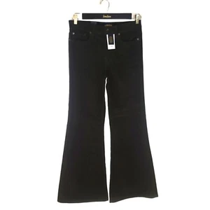 RALPH LAUREN RUGBY 10 Dark Brown Super-Wide Flared Corduroy Jeans Pants NWT - Picture 1 of 9