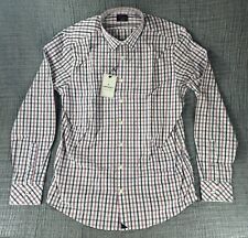 UNTUCKit Bonnet Men’s Long Sleeve Button Up Shirt Blue Pink Gingham - PICK SIZE