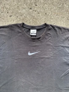Vintage Nike Glitter center swoosh Grey tag, VTG XL travis scott 90s - Picture 1 of 3