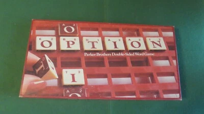 Vintage PARKER BROTHERS OPTION Double Sided Word Game COMPLETE - 1983 - Image 1 of 4