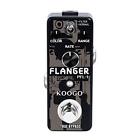 Koogo Guitar Flanger Pedal For Analog Flanger Effect Pedals Classic Metallic Fla