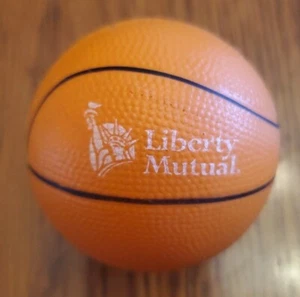 Vintage Liberty Mutual Promo Basketball Stress Relief Squeeze Toy Collectible - Picture 1 of 5
