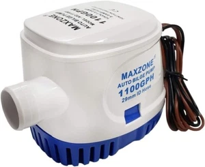 Automatic Submersible Boat Bilge Water Pump 12V 1100Gph Auto with Float Switch ( - Picture 1 of 8