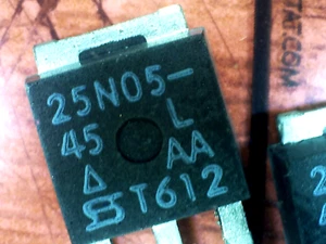 2x SMU25N05-45L 50V 25A N Kanal Logikpegel MOSFET - Bild 1 von 3