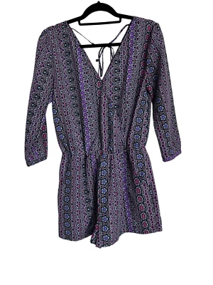 Mameluco Sanctuary para mujer talla pequeña multicolor atardecer mono a rayas marroquíes Foto 1 de 4