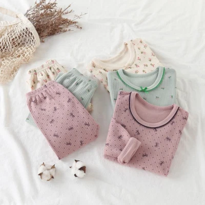 Cotton Kids Pajamas 100% Cotton  Floral Girls Pajamas Ultrasoft - FREE SHIPPING - Image 1 of 4