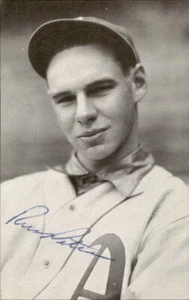 Postal firmada por Rusty Peters Athletics d. 2003 3x5 178710 - Imagen 1 de 1