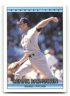 1992 Donruss - #245  Dennis Rasmussen - Image 1 of 2