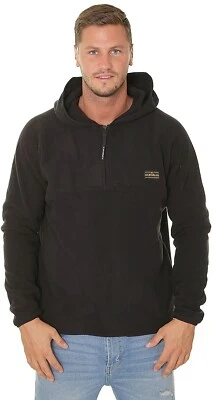 NUEVO CON ETIQUETAS PARA HOMBRES QUIKSILVER LOST WANDER POLARTEC POLAR $70 L Negro  Foto 1 de 4